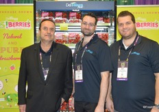Carl Mastronardi, Chris Badaoa and Ray Mastronardi with Del Fresco Pure.